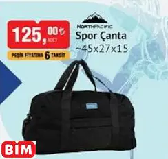 NORTH PACİFİC SPOR ÇANTA NORTH PACİFİC SPOR ÇANTA